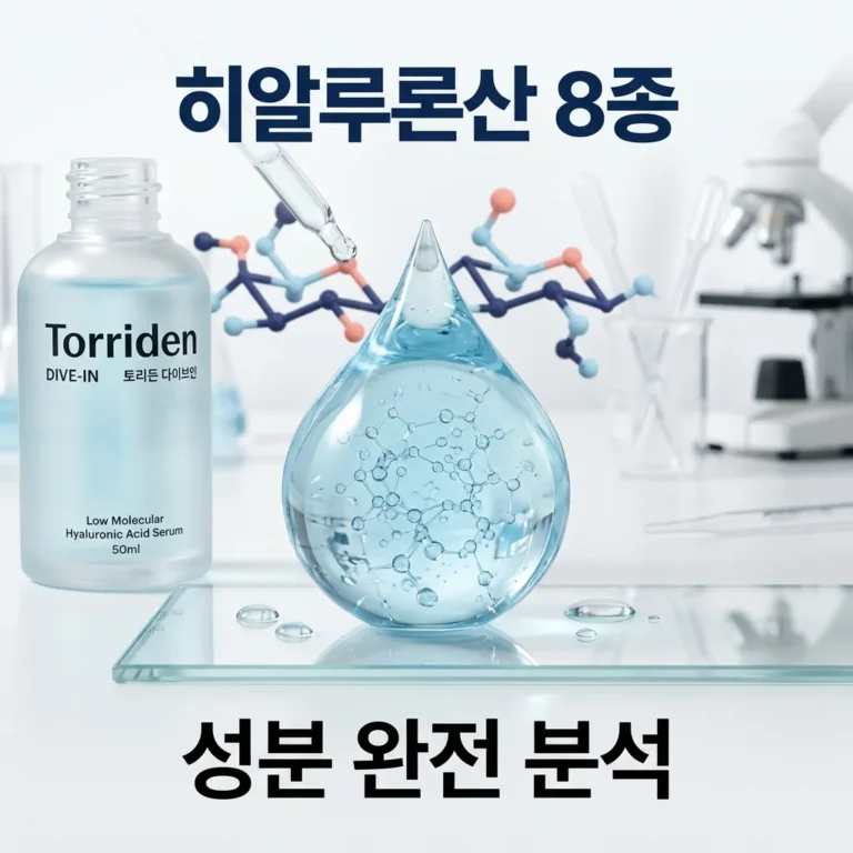 토리든 다이브인 세럼 히알루론산 성분 분석 2026 — 5종 HA의 차이