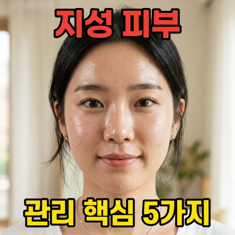 지성 피부 특징과 관리 핵심 5가지, 번들거림에서 벗어나는 현실적인 루틴