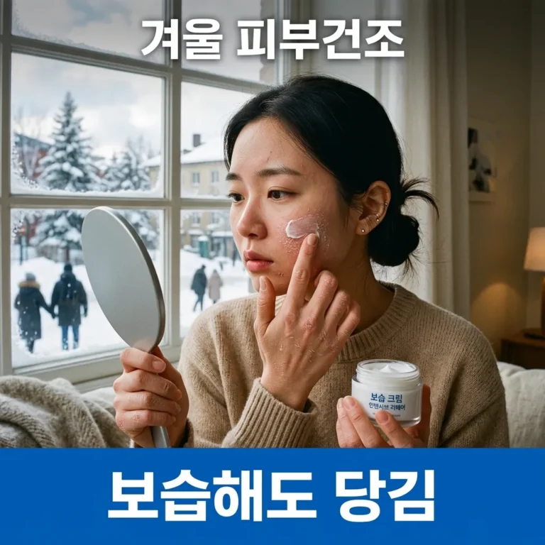 보습해도 당기는 피부건조함 원인 5가지