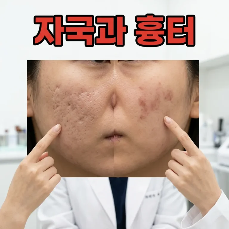 여드름 자국과 흉터 차이, 사진 없이 구분하는 3가지 기준