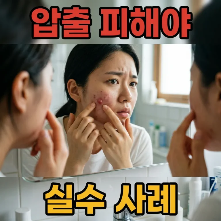 여드름 압출 피해야 할 상황 5가지와 흔한 실수